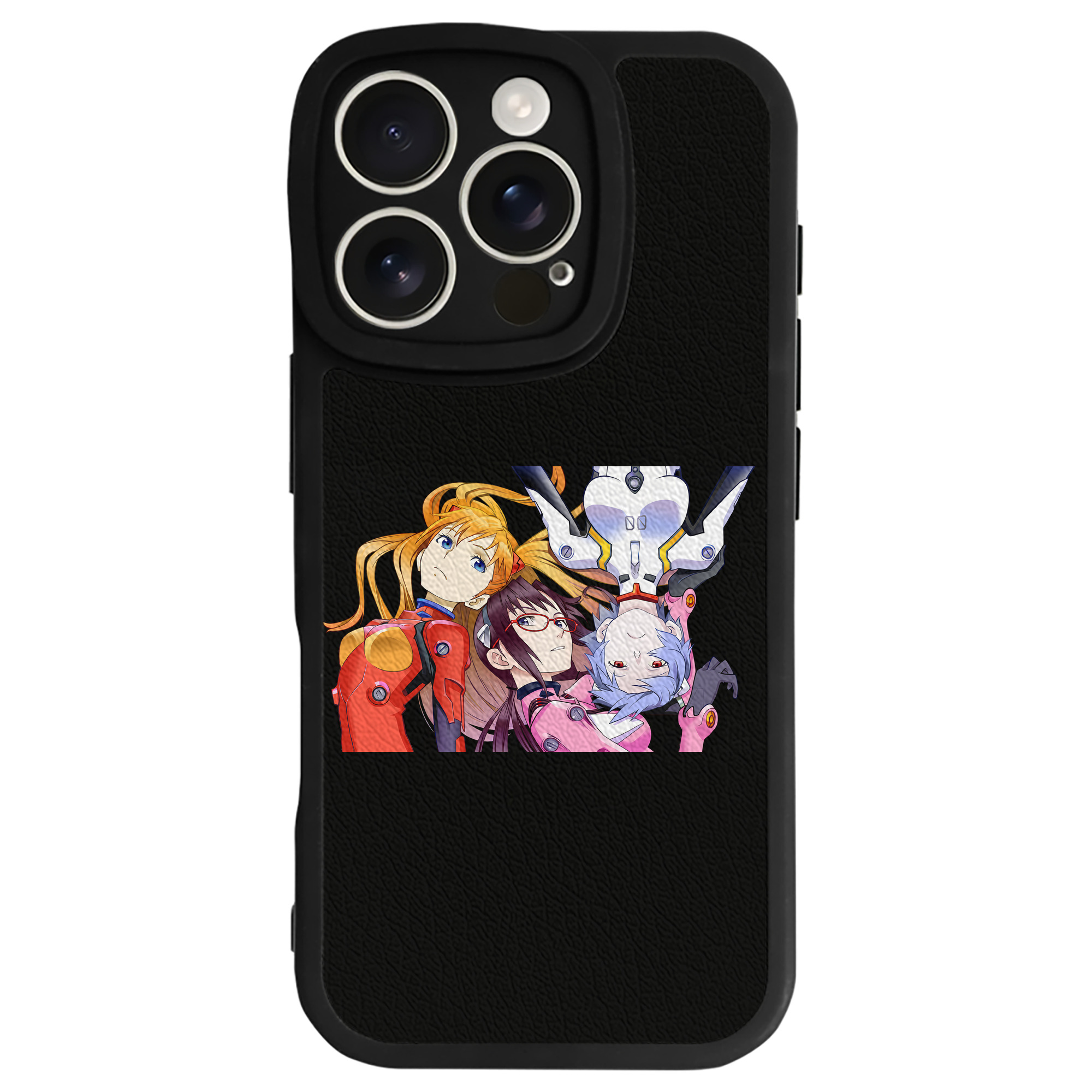 （画像用） EVA 新世紀エヴァンゲリオン 【iPhone 16シリーズ対応】シリコンスマホケース（レザー調） 材質：シリコン
